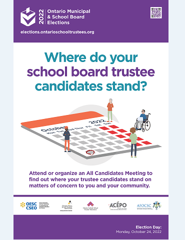 2022 Ontario Municipal & School Board Elections Poster 2 - 11 x 17 Preview